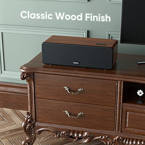 Saiyin Sound Bar for Smart TV, 31-inch 80W Soundbar with Crystal-Clear Vocals and Bluetooth 5.3/TV-ARC/Optical/AUX Input, 2 in 1 Detachable Surround Sound System for TV/PC/Gaming/Projectors