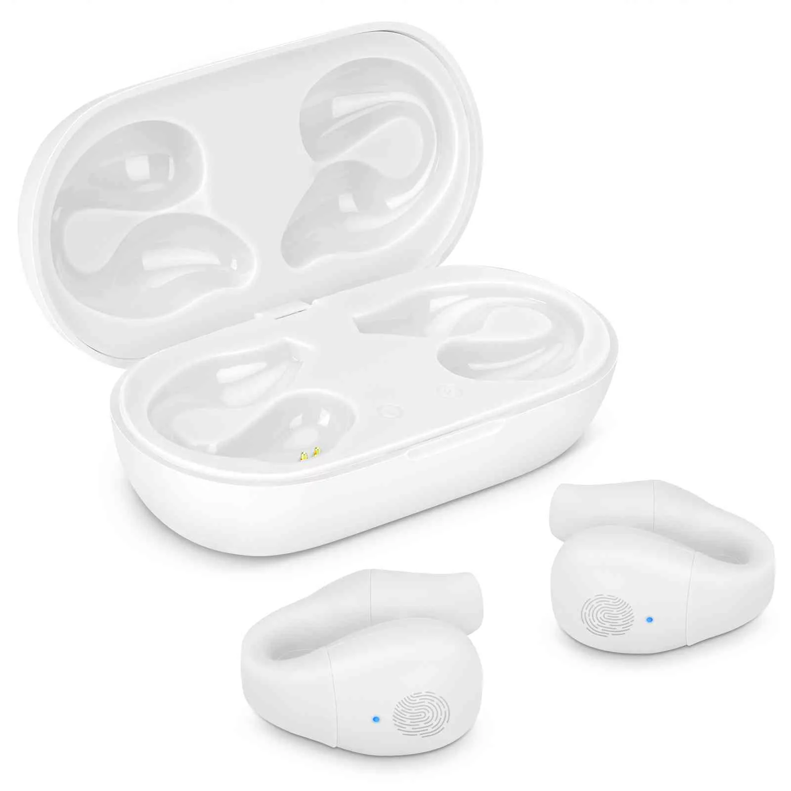 UrbanX QC3 True Wireless Earbuds Bluetooth Headphones Touch Control with Charging Case Stereo Earphones in-Ear Built-in Mic Headset Premium Deep Bass for Realme GT Neo Flash - Black