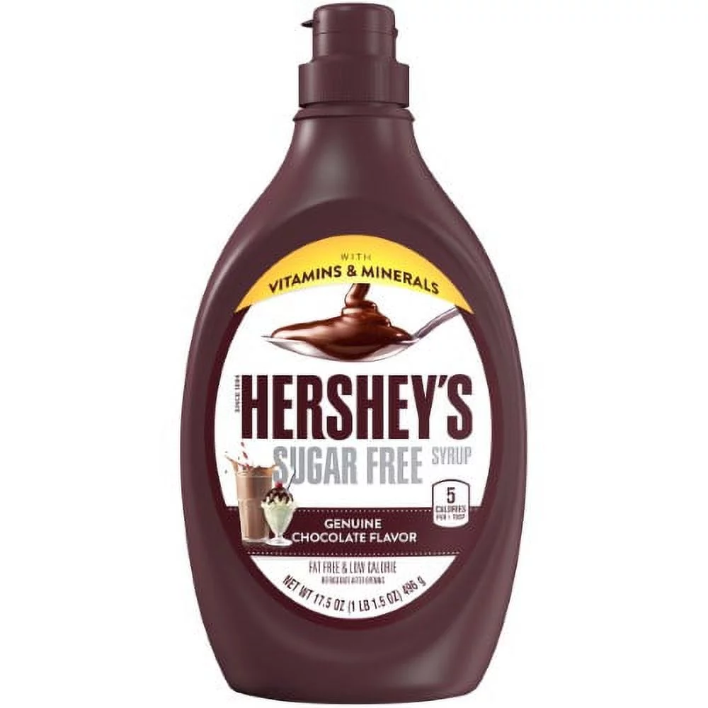 Hershey's Sugar Free Chocolate Syrup (Pack of 20)