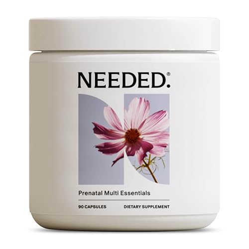 Needed. Vanilla Multivitamin Powder for Prenatal, Pregnancy, Breastfeeding, Postpartum | Expertly-Formulated & Third-Party Tested | 30-day Supply