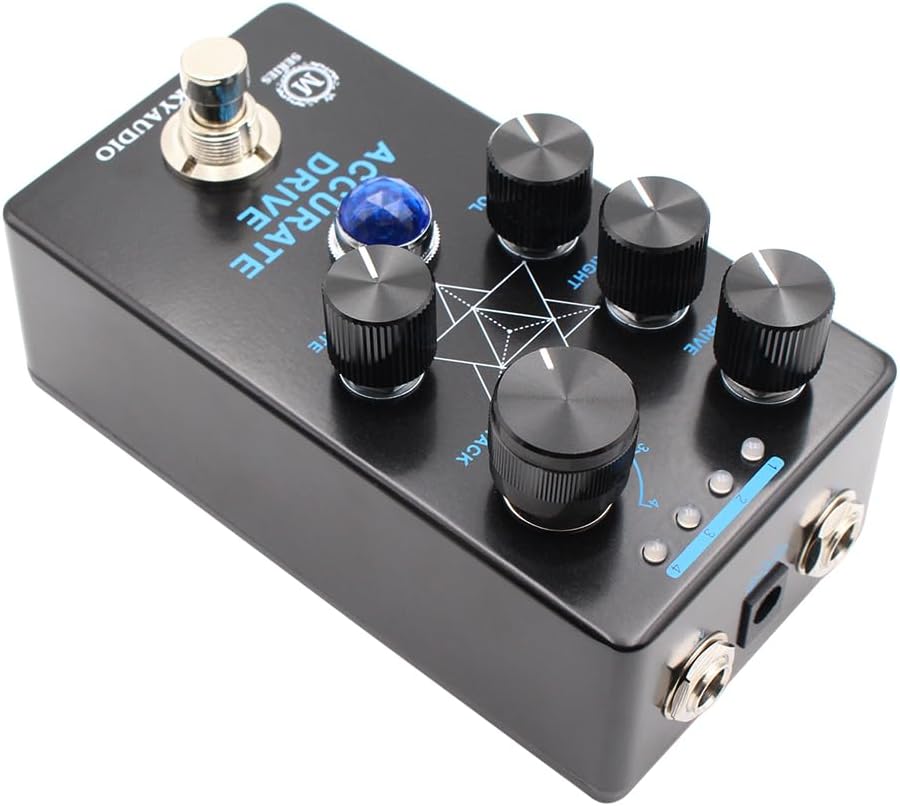 MOSKY Audio ACCURATE DRIVE Guitar Overdrive with Noise Gate and Four Mode Attack Option