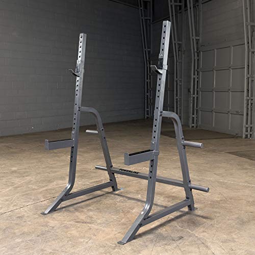 Body-Solid Powerline (PMP150) Multi-Press Rack - Adjustable Barbell Stand with 600 LB Capacity, Safe Lift-Offs, and Weight Storage for Home Gym Squat and Bench Press Workouts