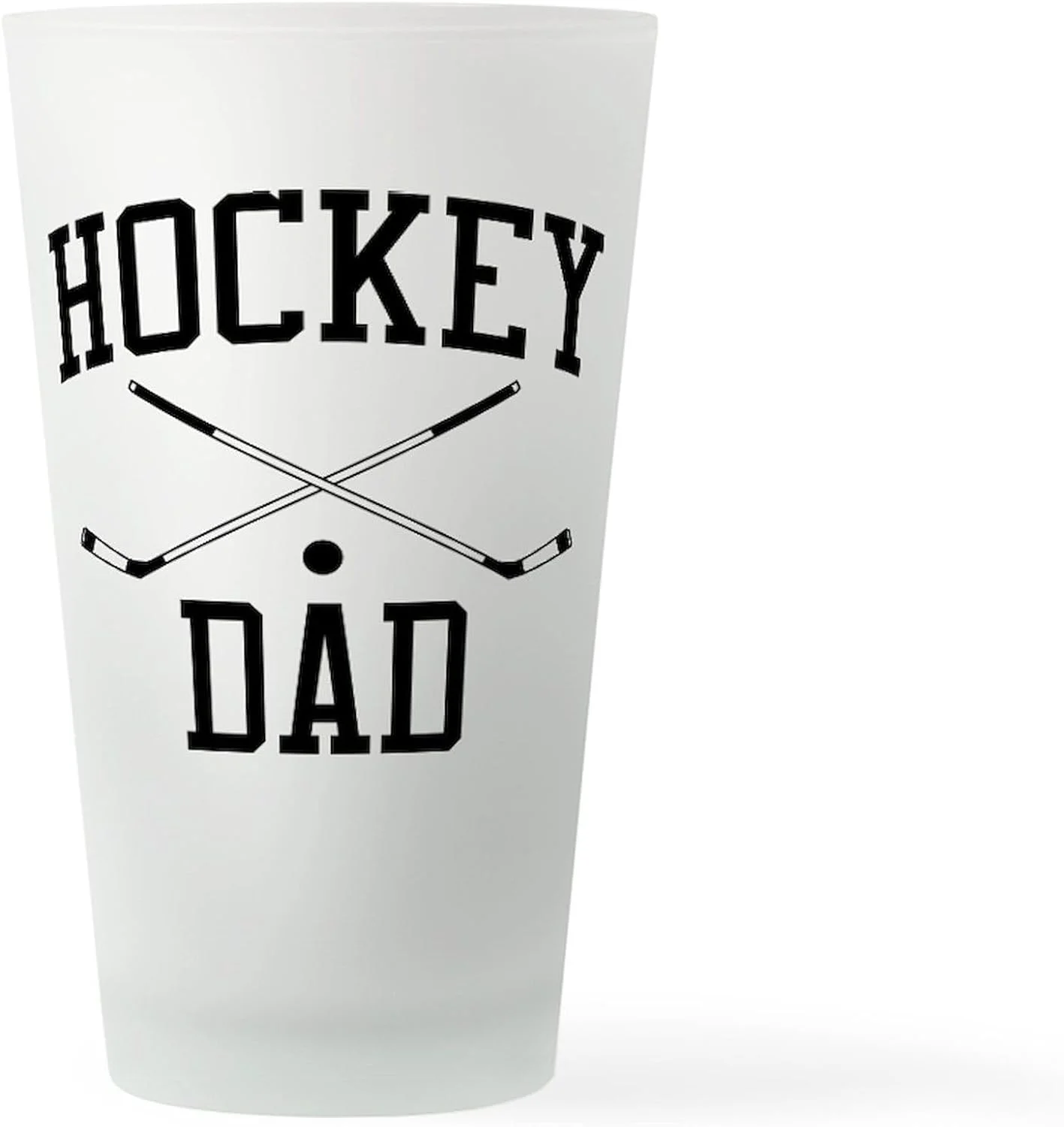 Hockey Dad Pin Glass, 16 Oz. Drinking Glass