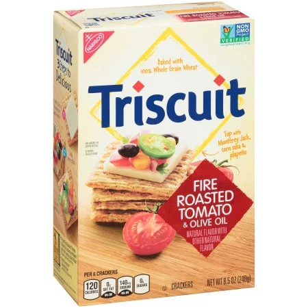 Triscuit Fire Roasted Tomato & Olive Oil Crackers (Pack of 14)