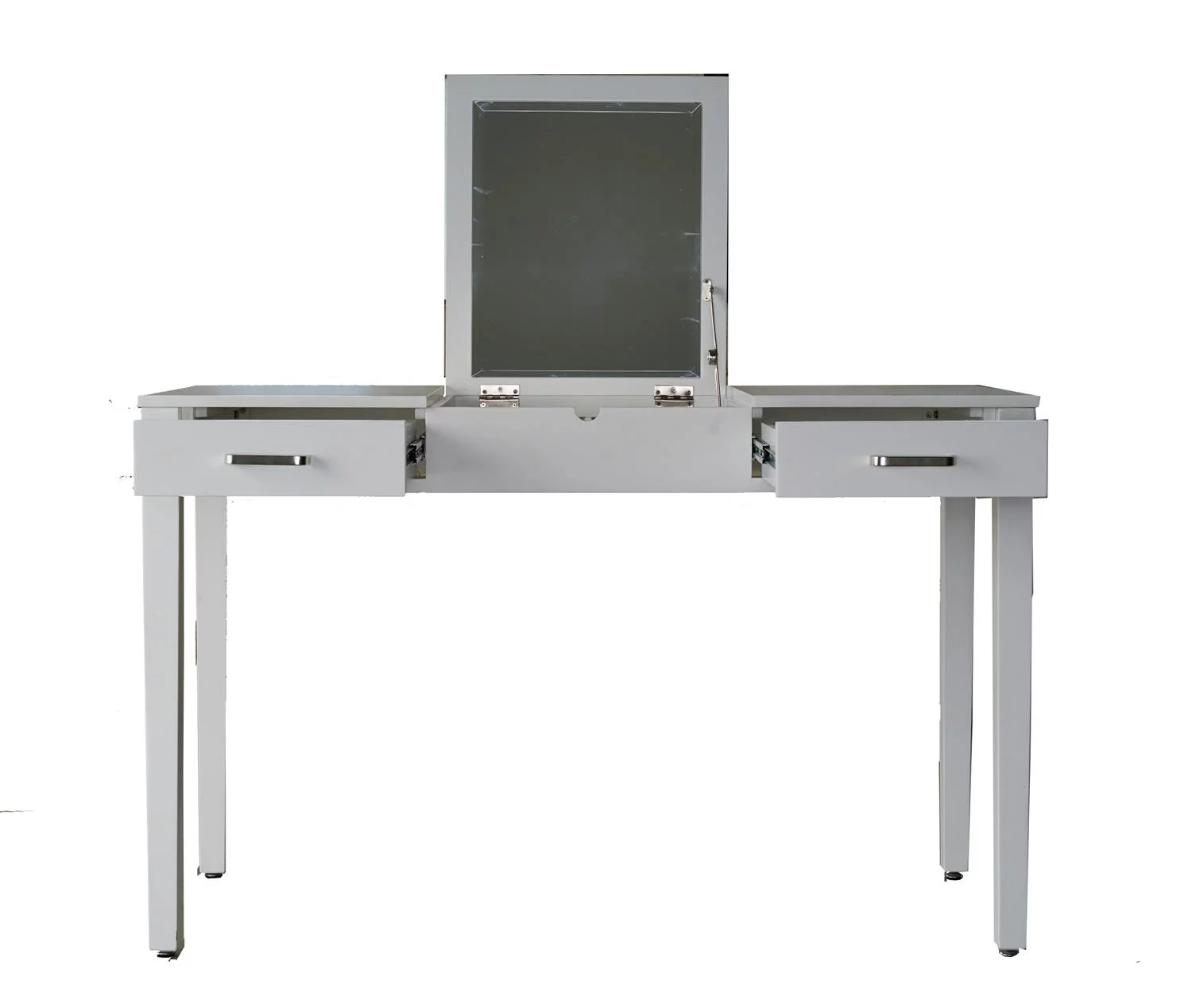 Posh Pollen Amy Rectangle Writing Desk with Drawer Finished in White
