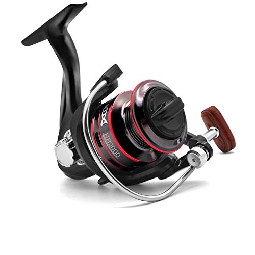 Fishing Reel, Spinning Reel, Ultralight 5.2:1 Gear Ratio, 12 Ball Bearings, 39.5LB Carbon Fiber Drag, Reversible Handle for Left and Right Retrieve, Perfect for Freshwater and Saltwater