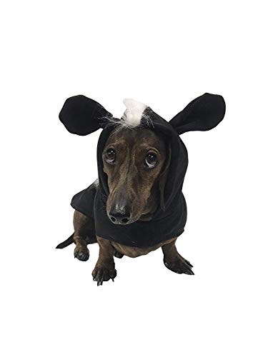Midlee Skunk Dog Halloween Costume (Medium)