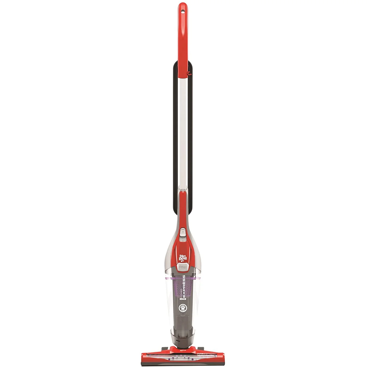 Dirt Devil SD22020B Power Express Lite 3-in-1 Corded Stick Vacuum Cleaner, Red