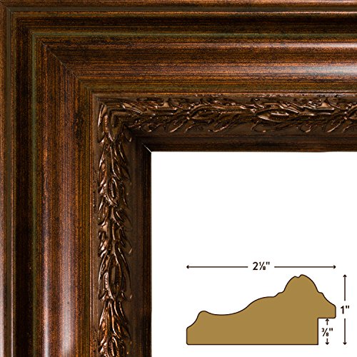 Craig Frames Arqadia Gothic, Aged Gold Picture Frame, 11 by 14-Inch
