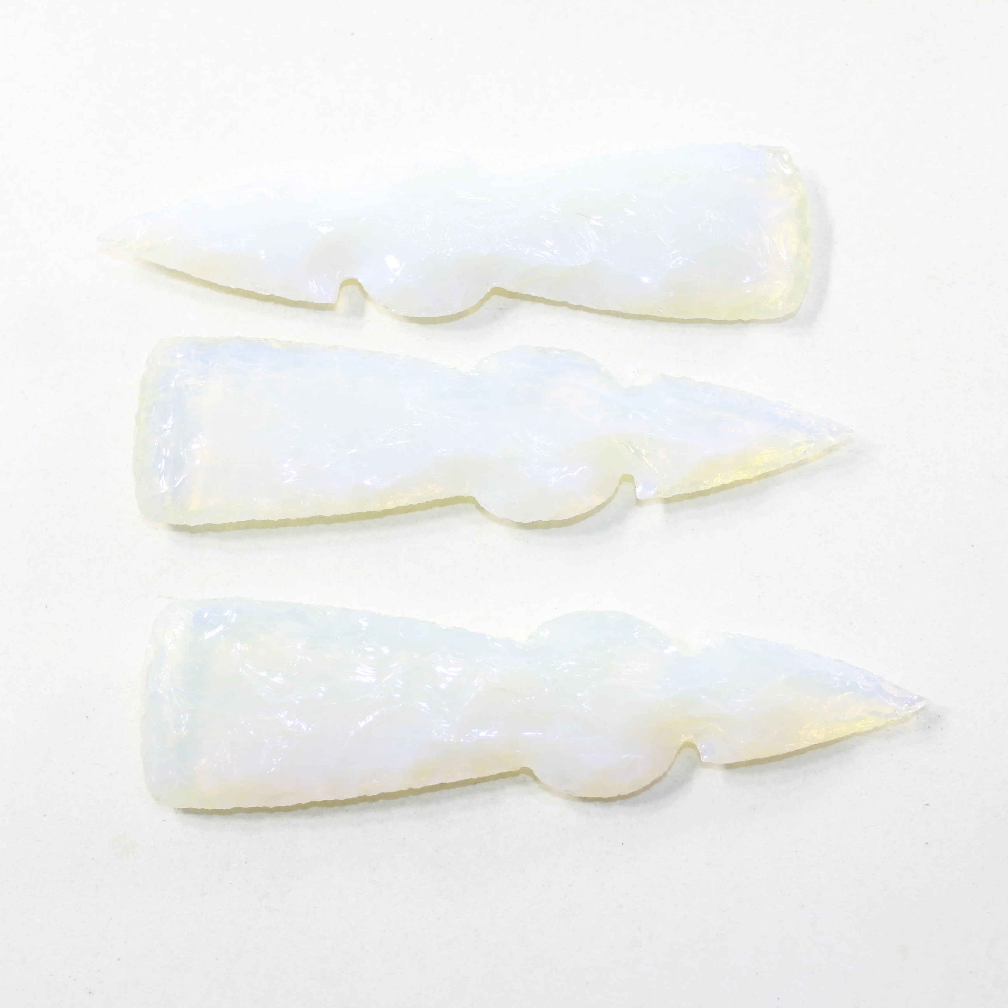 3 Opalite Ornamental Tomahawk Heads #8424  Ax Axe Hatchet