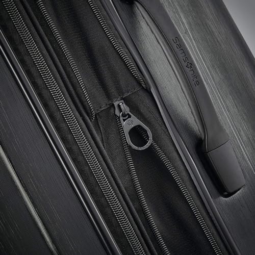 Samsonite Centric 2 Hardside Expandable Luggage with Spinner Wheels, Black, Carry-On 20-Inch