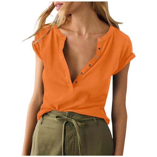 Women Deep V Neck Low Cut Tops Casual Ribbed Knit T Shirts Summer Short Sleeve Tees Shirt V Neck Women