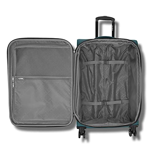 Samsonite Saire LTE Softside Expandable Luggage with Spinner Wheels, 3-Piece Set (20/25/28), Caribbean Blue