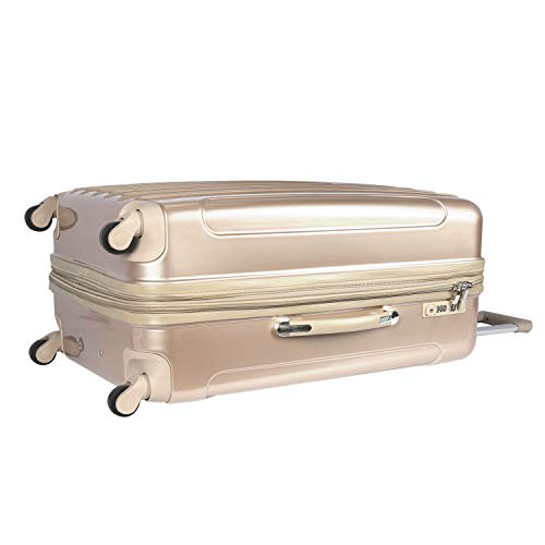 kensie Women's Alma Hardside Spinner Luggage, Expandable, Japanese Carmine Red, Carry-On 20-Inch