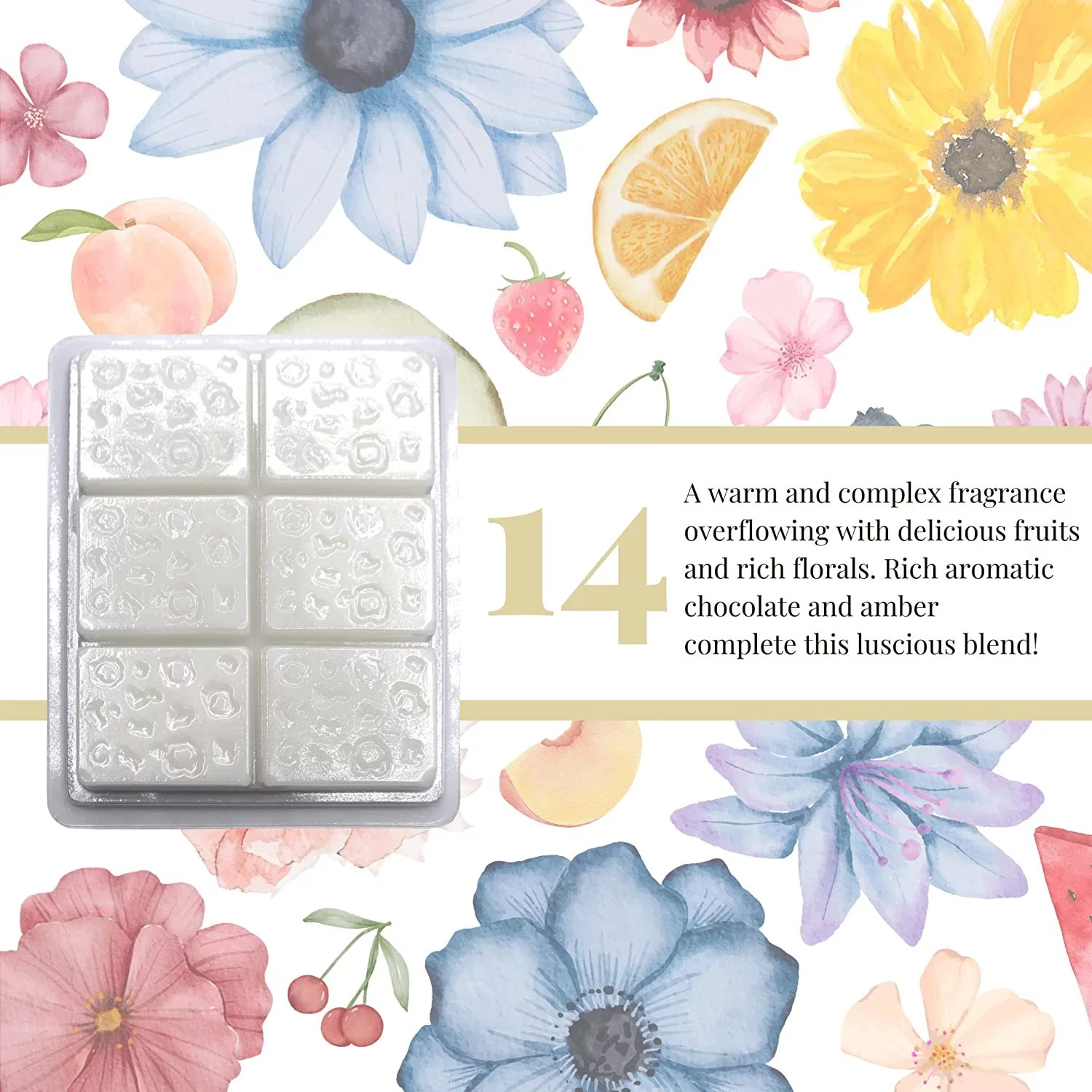 Tyler Candle Company Diva Scent Wax Melts - Scented Mixer Melts with Essential Oils for Wax Warmer - Box of 14, 6 Bars per with Worldwide Nutrition Multi Purpose Key Chain