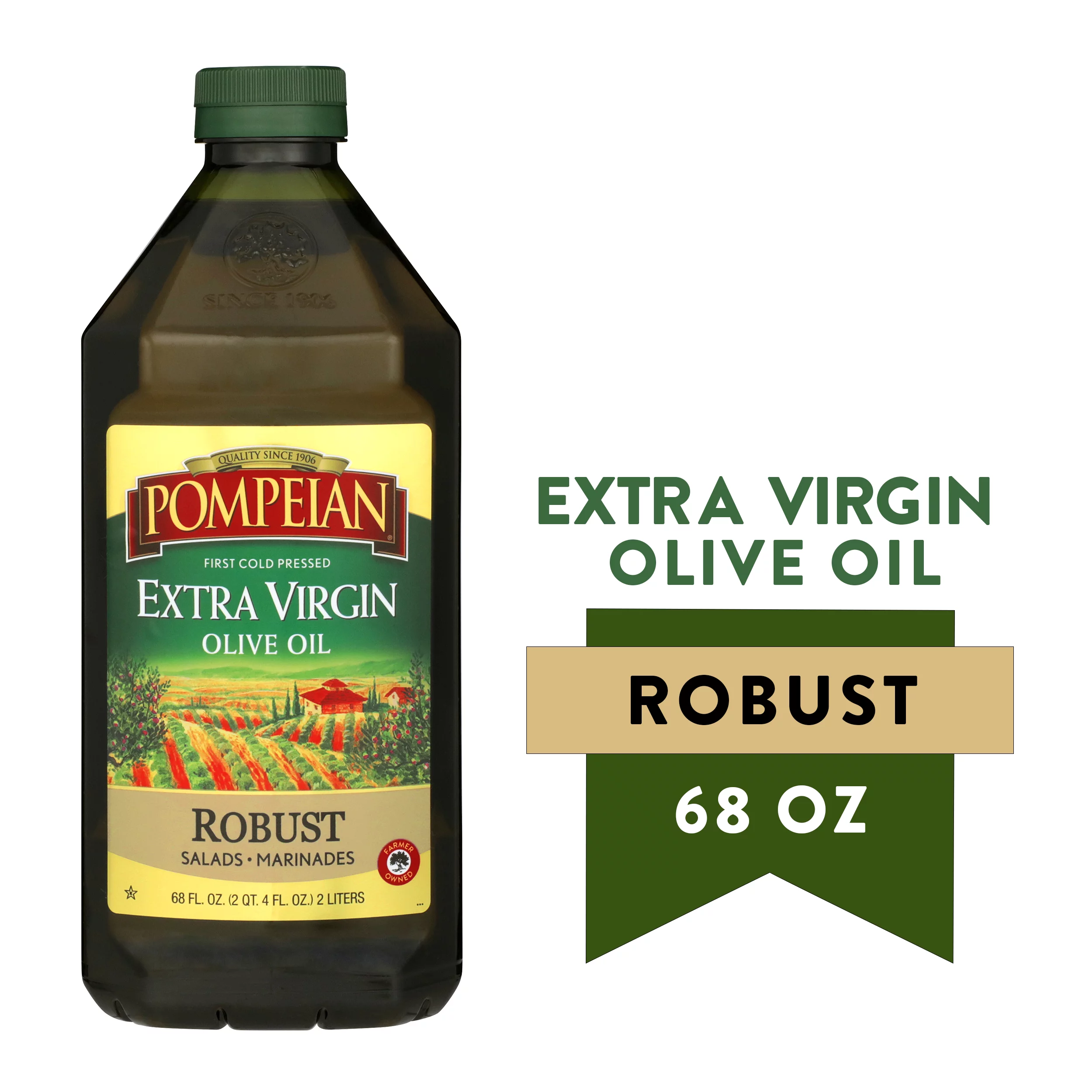Pompeian Robust Extra Virgin Olive Oil - 68 fl oz