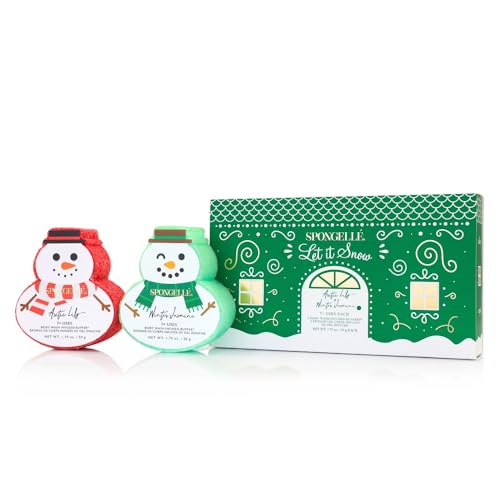 Spongellé Gingerbread Gift Set Body Wash Infused Buffers, Sugar & Spice