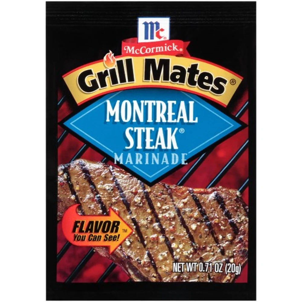 McCormick Grill Mates Montreal Steak Marinade Mix, 0.71 oz (Pack of 48)