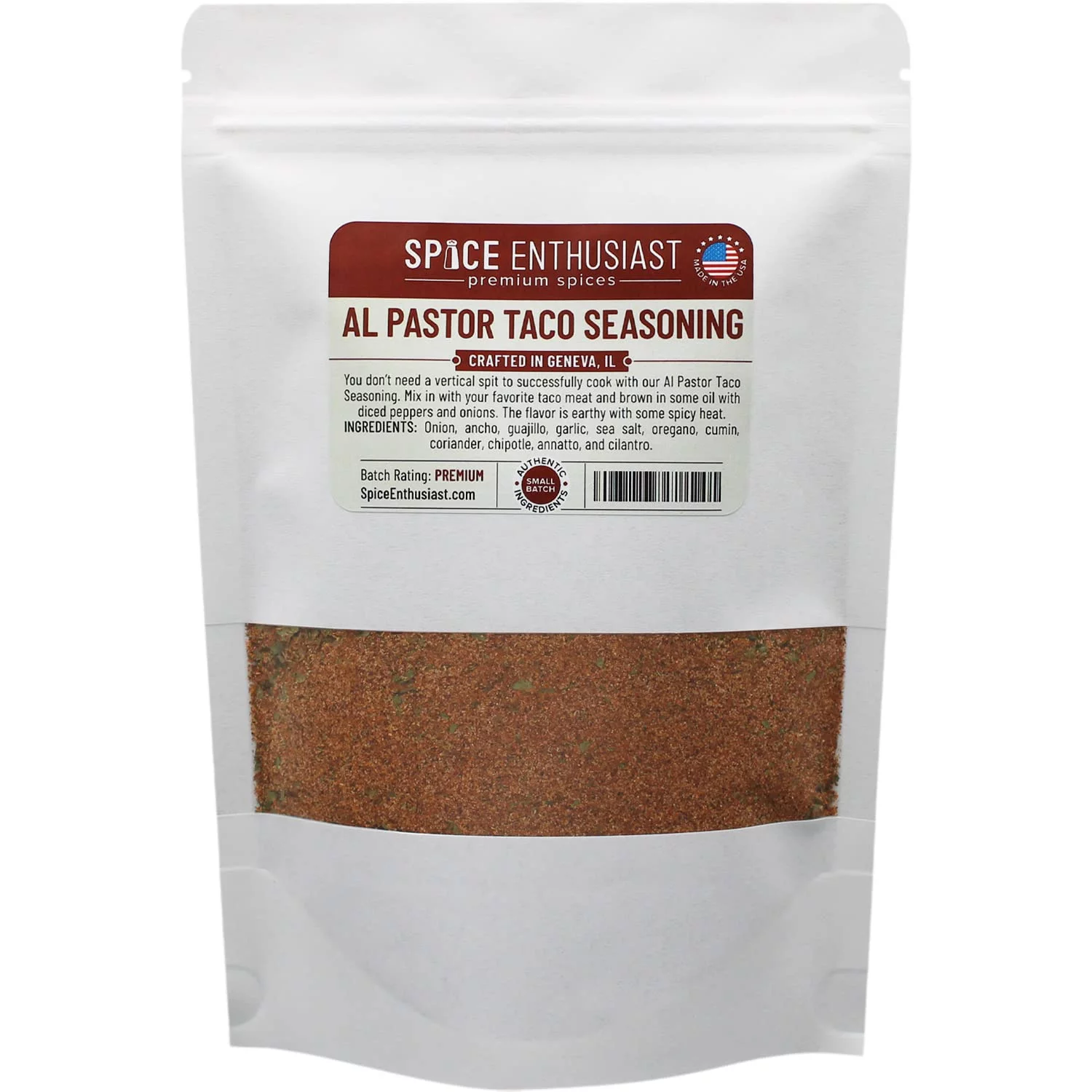 Spice Enthusiast Al Pastor Taco Seasoning - 8 Oz