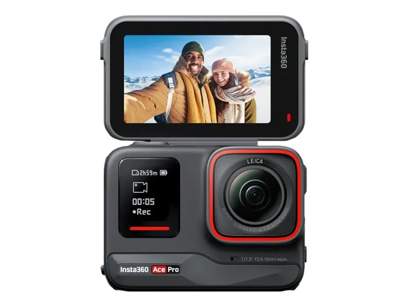 Insta360 Ace Pro - Action camera - 8K / 24 fps - Leica - Wi-Fi, Bluetooth - underwater up to 30ft - black