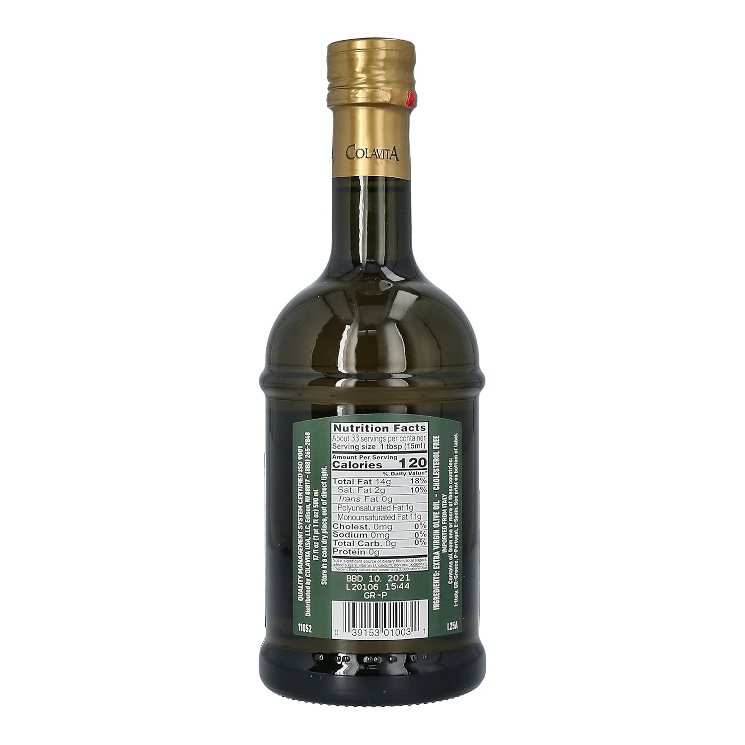 Colavita Extra Virgin Olive Oil Special, 17 Fl Oz (Pack of 2)