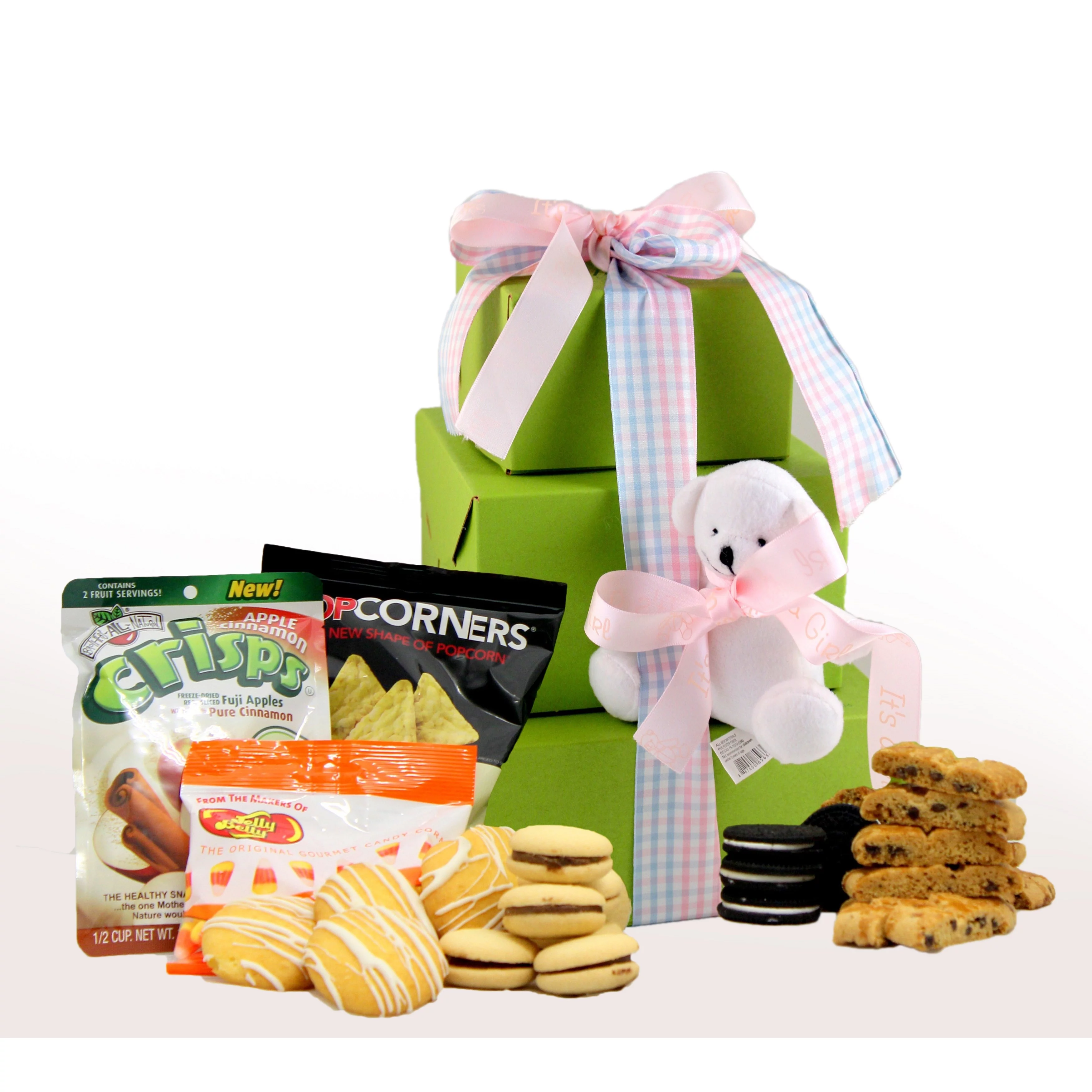 Gluten Free Palace It's a Girl! Gluten Free Large Gift Tower, 2 Lb.