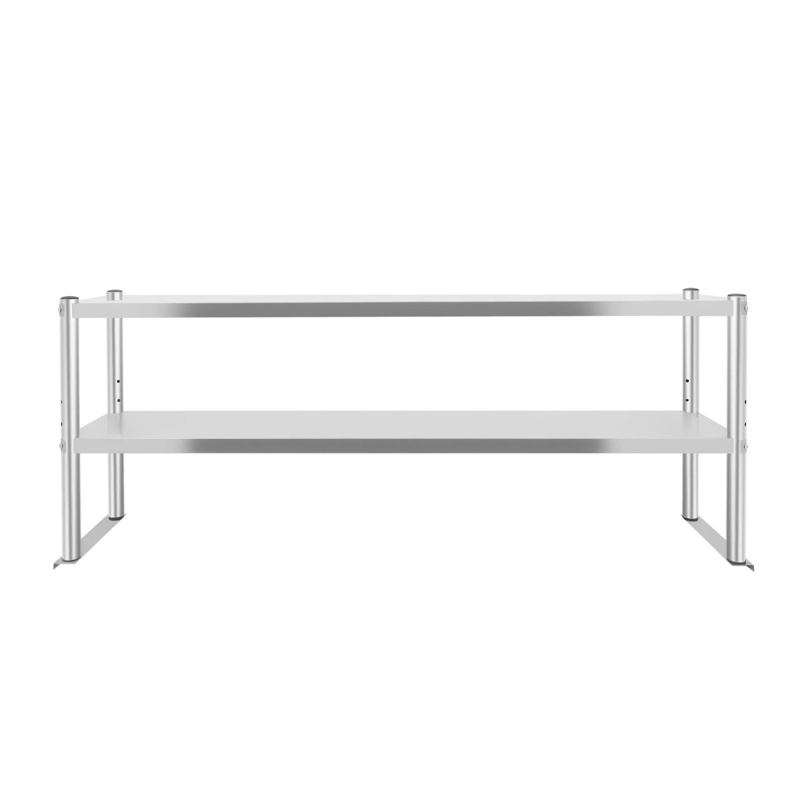 Commercial Stainless Steel Kitchen Prep Table Double Overshelf - 150*30*60cm