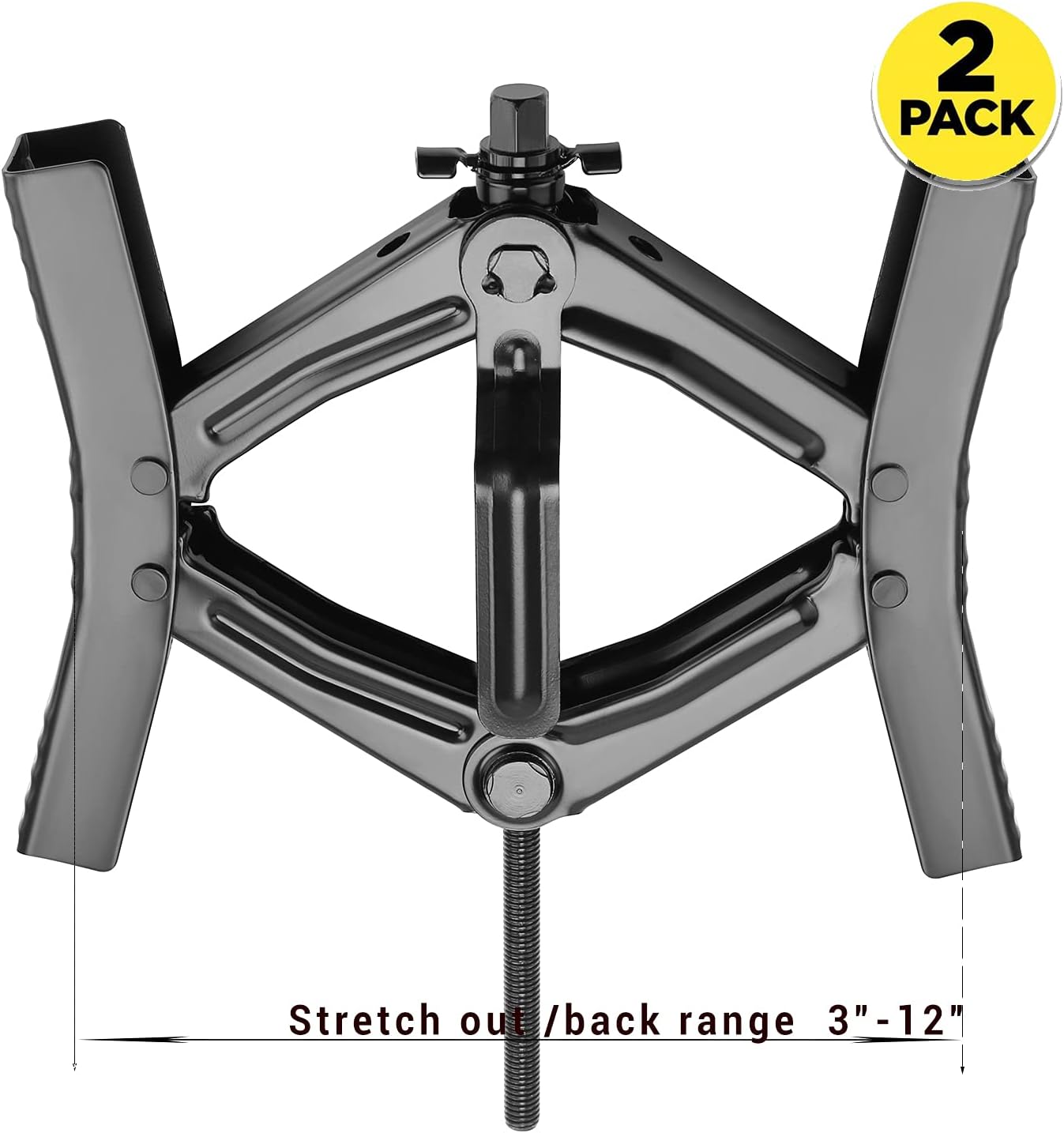 RV Camper wheel tire chock, 2 sets, for RV safety, levering system, Heavy Duty, stabilizer jack with crank handle x chock rv