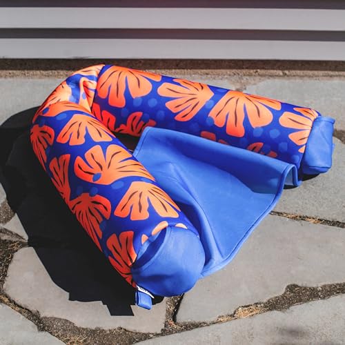 Big Joe Noodle Sling, No Inflation Needed, Pool Float with Armrests, Quick Draining Fabric, Cup Holder