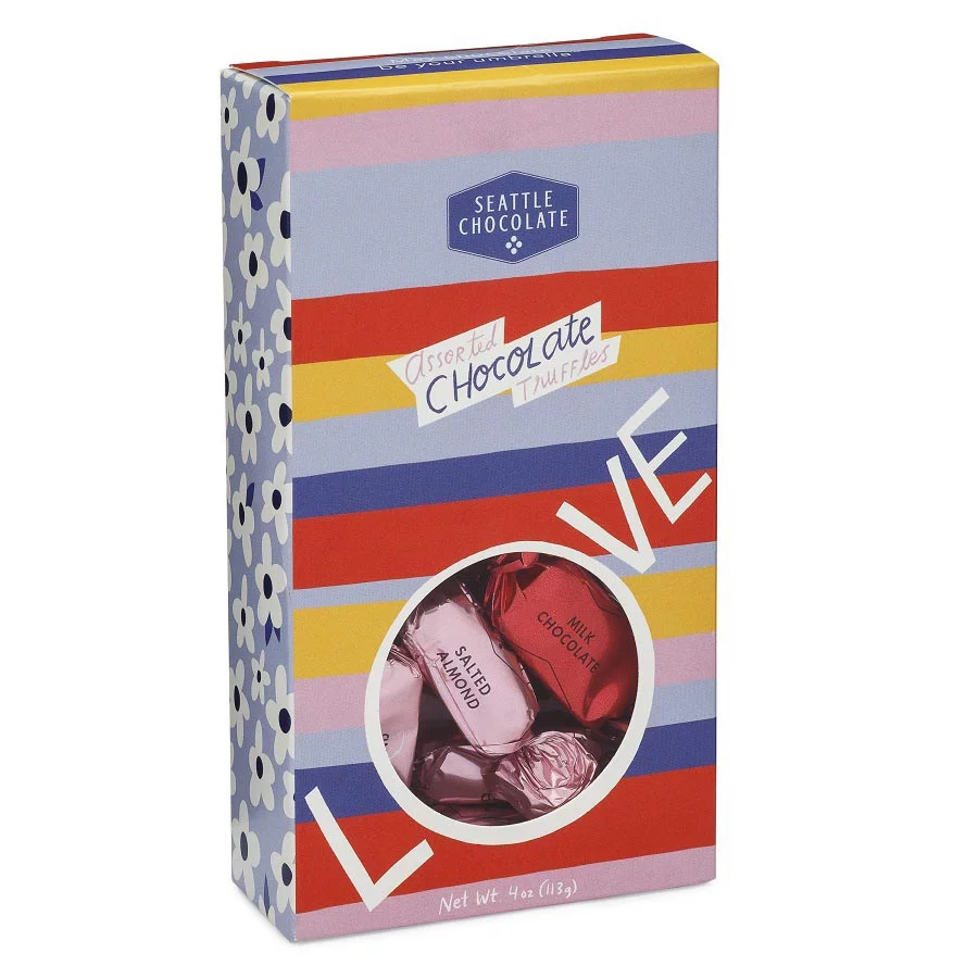 Seattle Chocolate Love Window Gift Box 4 oz