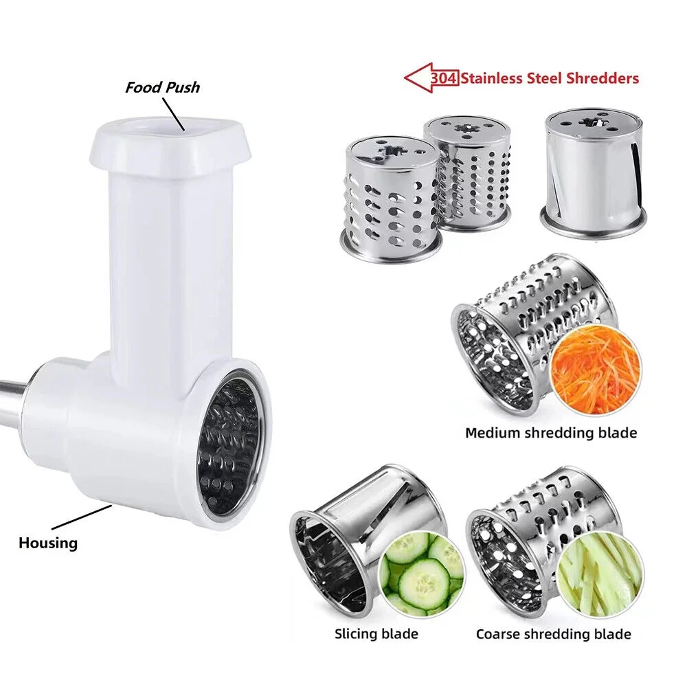 Paddsun Vegetable Fresh Prep Slicer/Shredder Attachment Chopper Parts For KitchenAid US