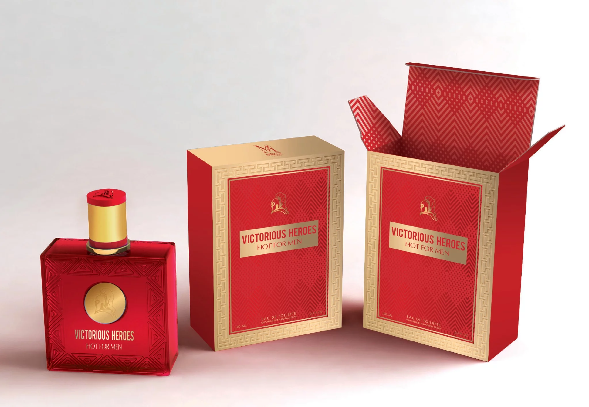 VICTORIOUS HEROES HOT men's designer 3.0 oz cologne EDT spray