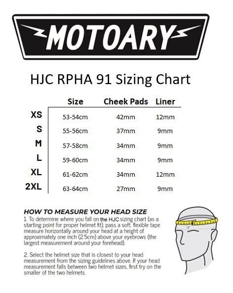 HJC RPHA 91 Combust Men's Street Motorcycle Helmet