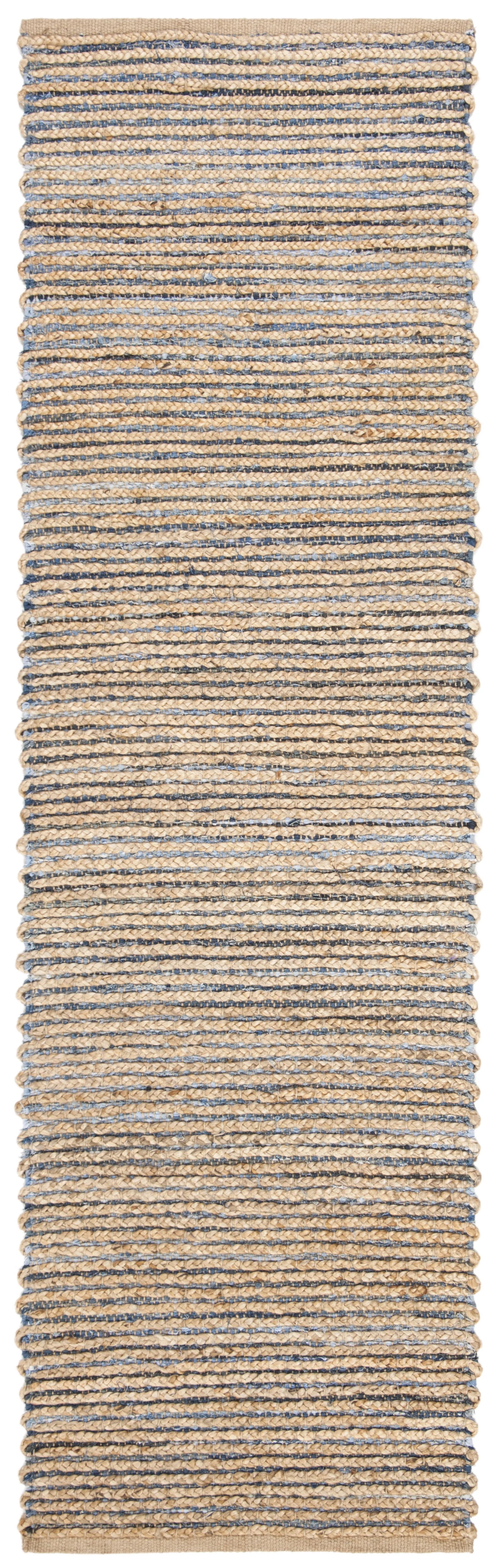 SAFAVIEH Cape Cod Braganza Striped Jute Area Rug, 2'3