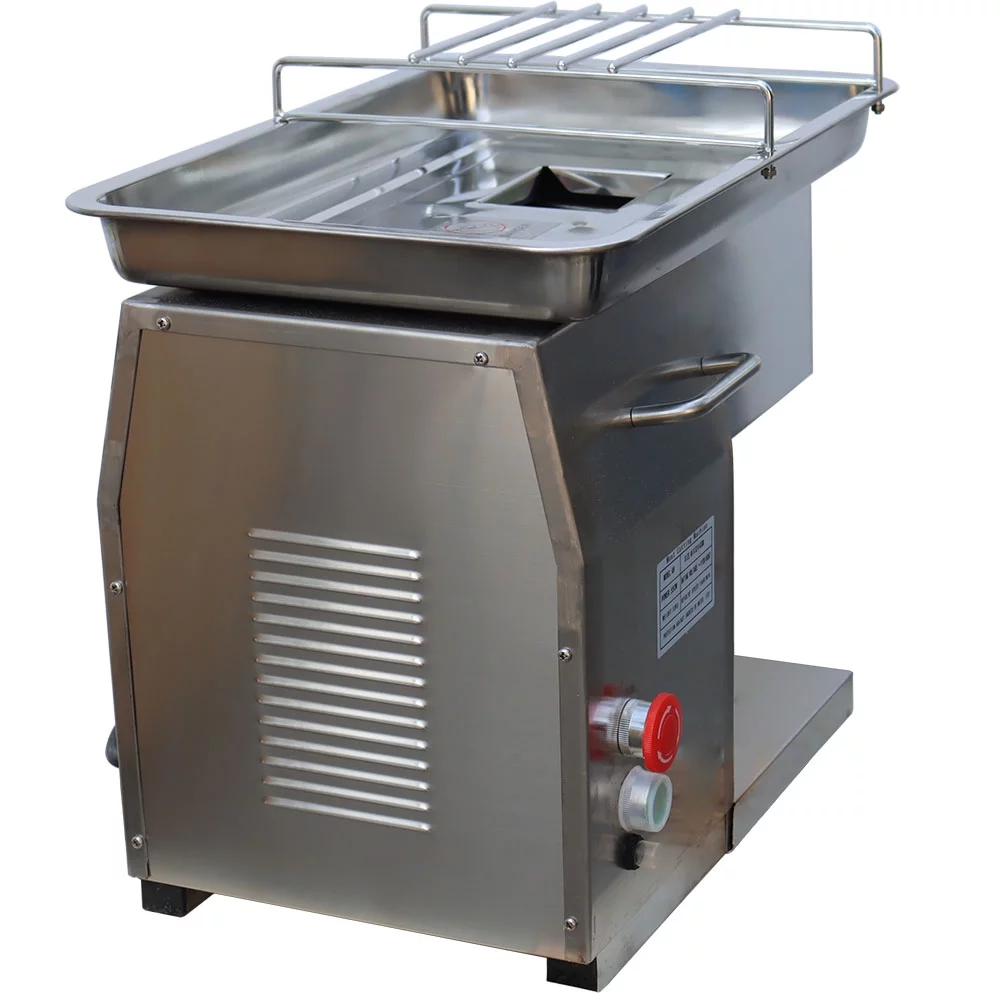 TECHTONGDA Qx Meat Cutter Machine Stainless Steel Meat Slicer 4MM Blade 250Kg/Hour