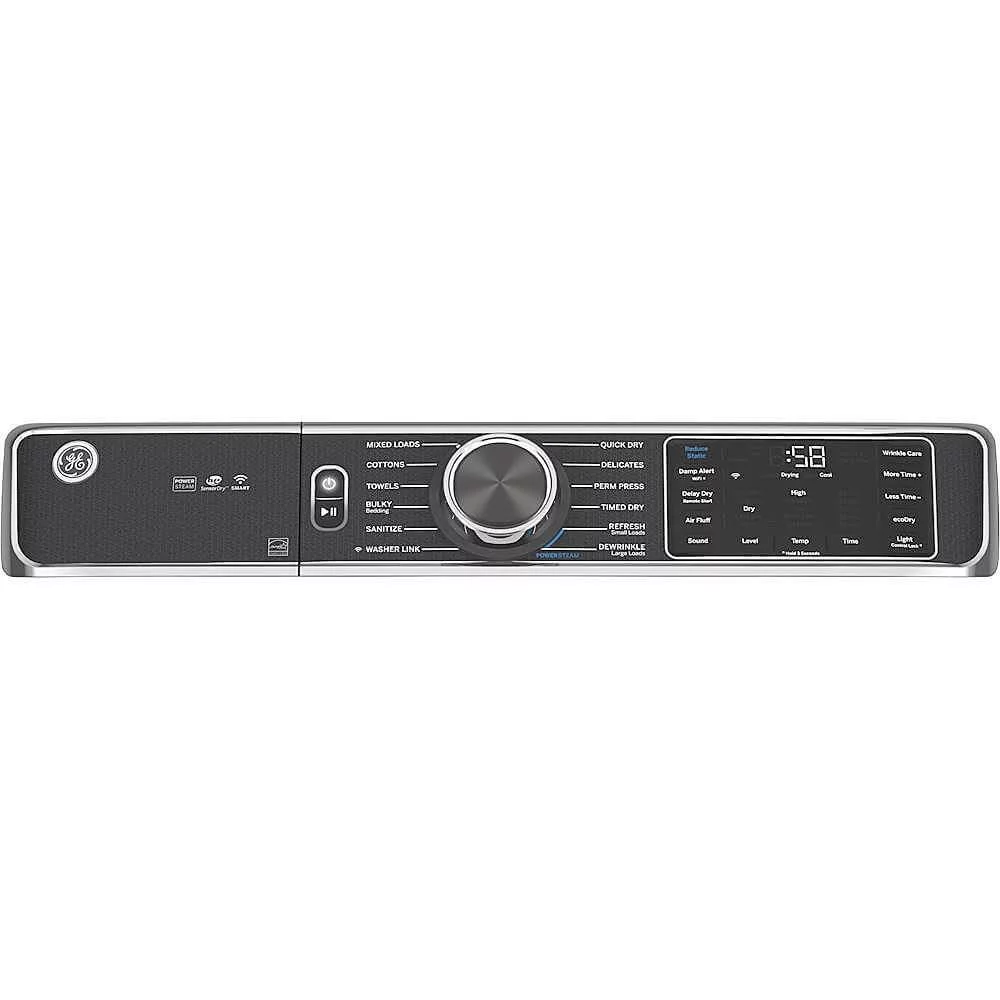 GE® 7.8 cu. ft. Capacity Smart Front Load Gas Dryer with Steam and Sanitize Cycle