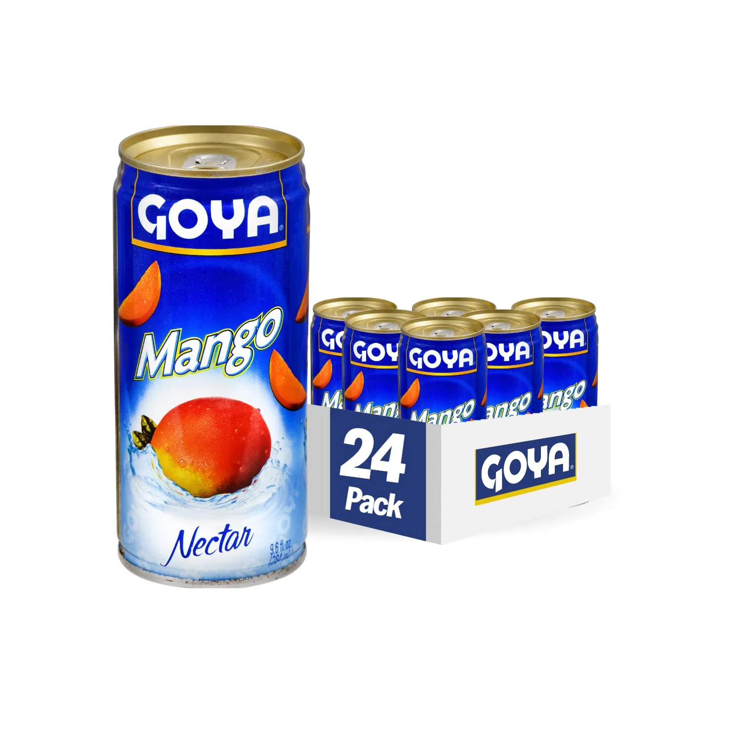 Goya Foods Mango Nectar, 9.6 Fl Oz (Pack Of 24)