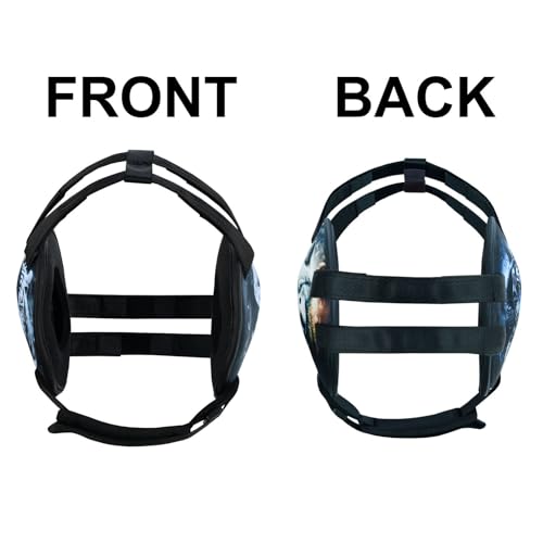 ROAR-INT BJJ Ear Guard New Easy to Adjust Design Wrestling Protective Headgear Wrestling Ear Guard MMA Jiu Jitsu (Tiger-Eagle)