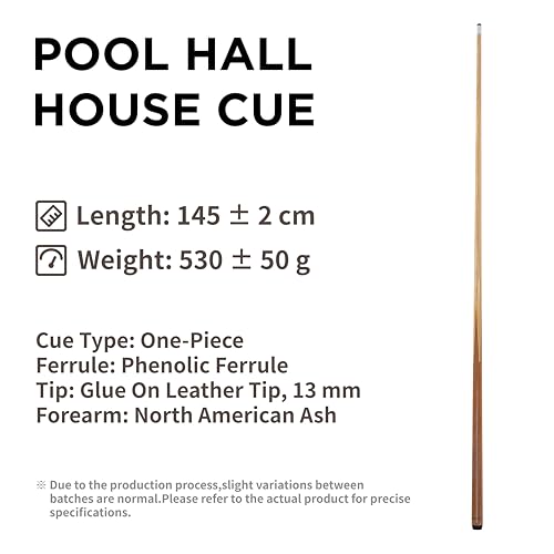 Set of 6 Pool Cues 57