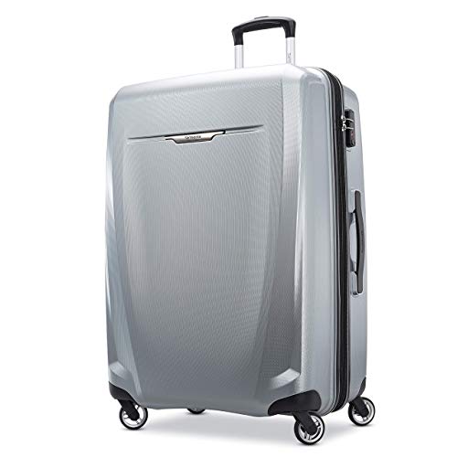 Samsonite Winfield 3 DLX Hardside Expandable Luggage with Spinners, Silver, Carry-On 20-Inch