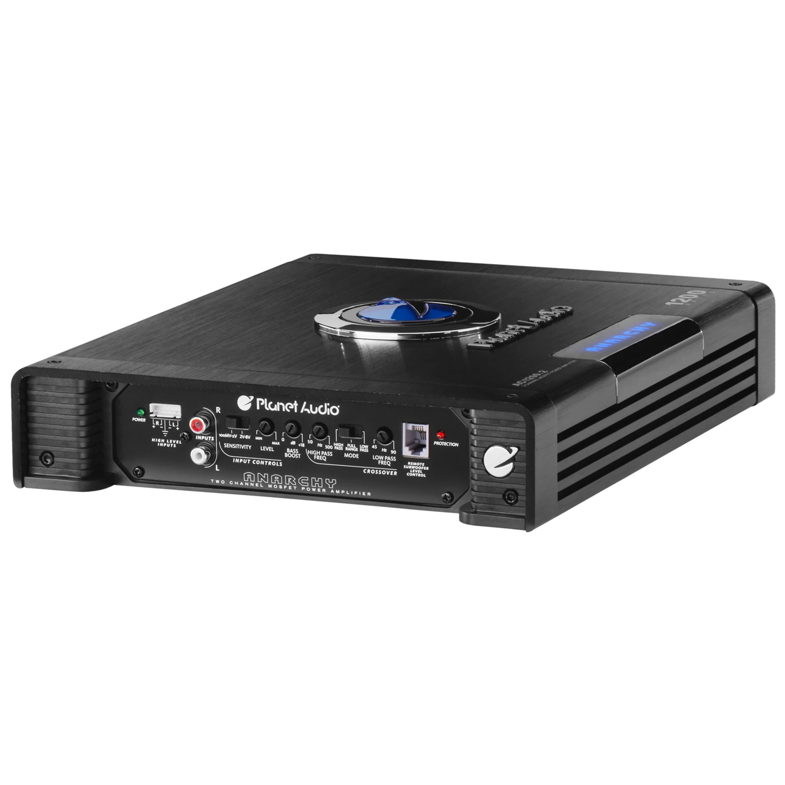 Planet Audio AC1200.2 2 Channel 1200 Watt Car Amplifier, Full Range, Bridgeable