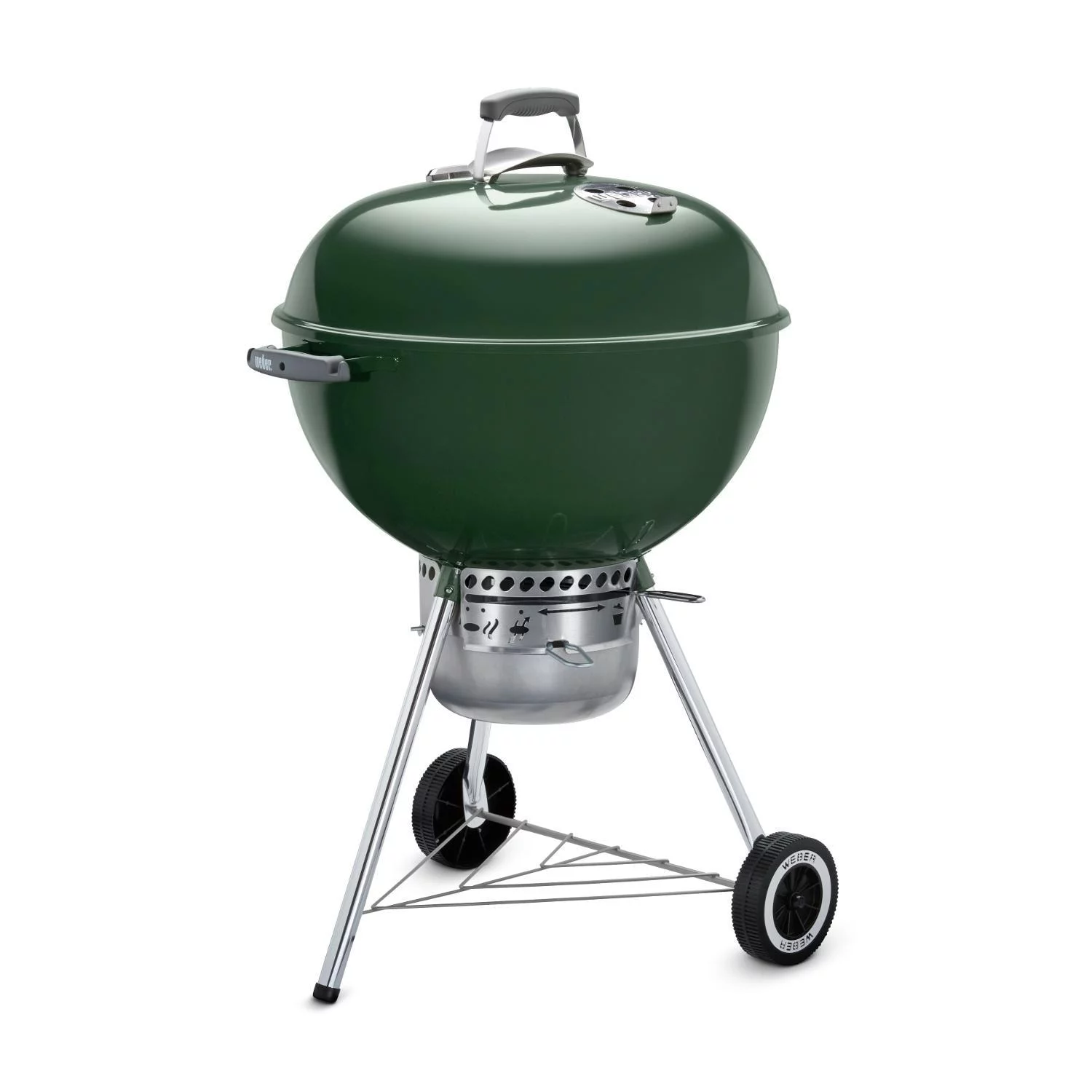 Weber Original Kettle Premium 22-Inch Charcoal Grill - Green - 14407001