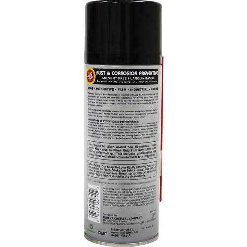Fluid Film Black 11.75 oz. Aerosol AS11B