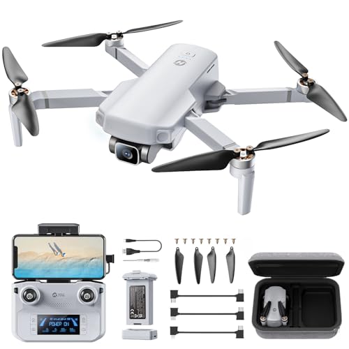 Holy Stone HS360E GPS EIS Drones with Camera for Adults 4K, 249g FAA Compliant Lightweight Foldable FPV RC Quadcopter Drone with 1200W Sensor, 20000ft Range, Auto Return, Follow Me, Upgraded HS360S