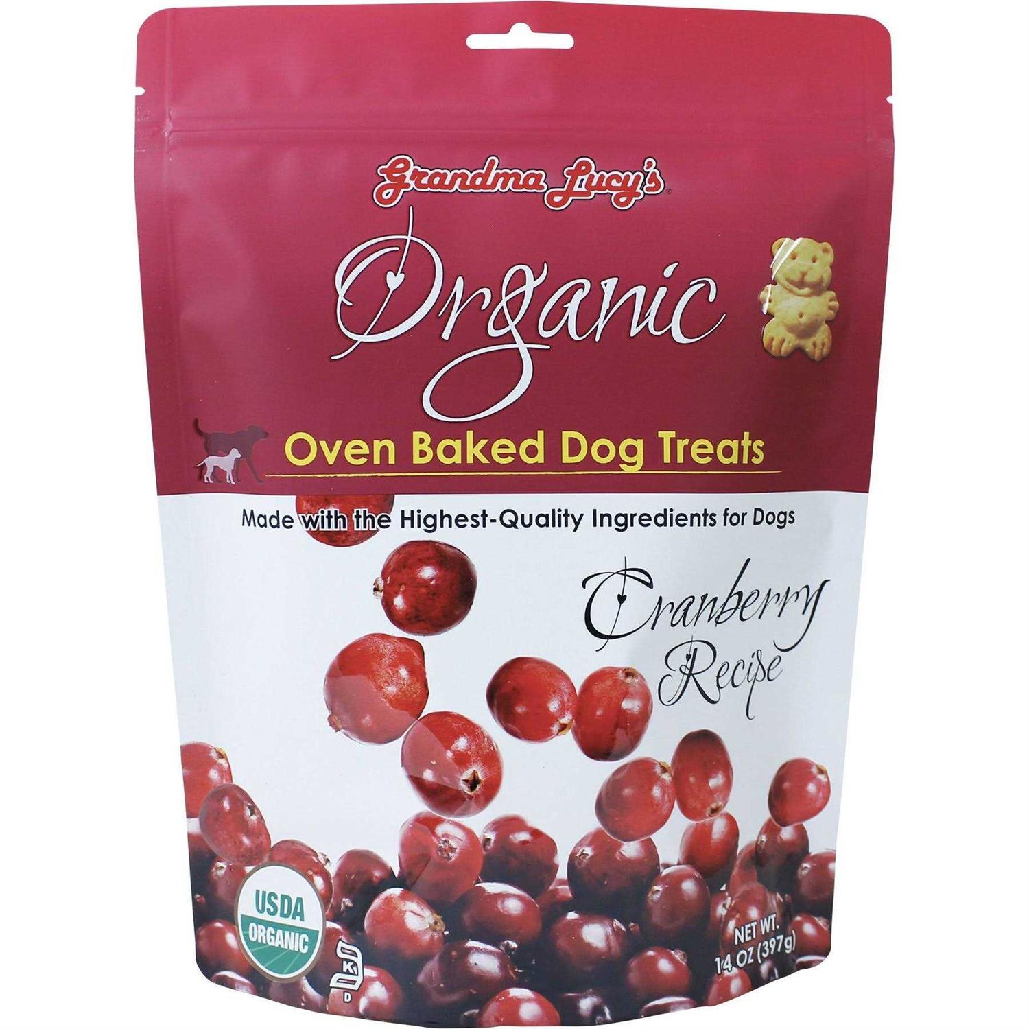 Grandma Lucy's Organic Cranberry Oven Baked Dog Treats - Pet Supplies online store
