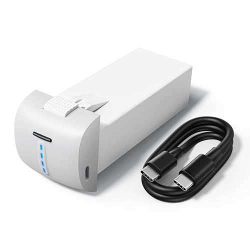 Ruko F11PRO 2 Drone Battery, 7.7V 3200mAh Rechargeable Lithium Battery with Type-C Cable, Support Fast Charging, Grey