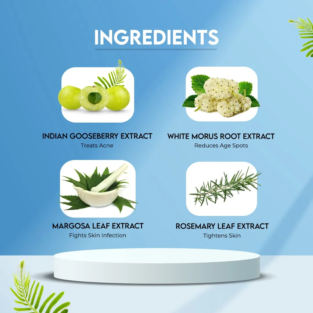 Jovees Herbal Men'S Essential Advanced 4 In 1 Moisturizing Face Wash |With Vit C And Vit E | Gives Clean And Clear Skin |For All Skin Types 100G (Pack Of 2)