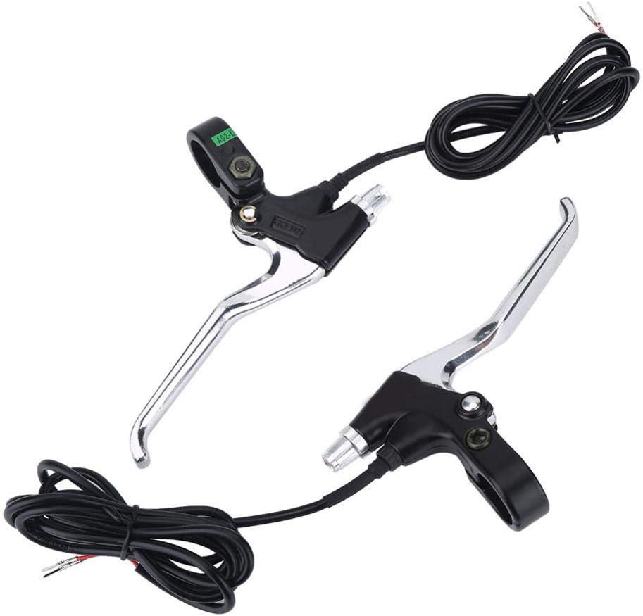 1 Pair 2 Wires Universal Left Right Brakes E Bike Brake Lever V Brake Lever Replacement Parts