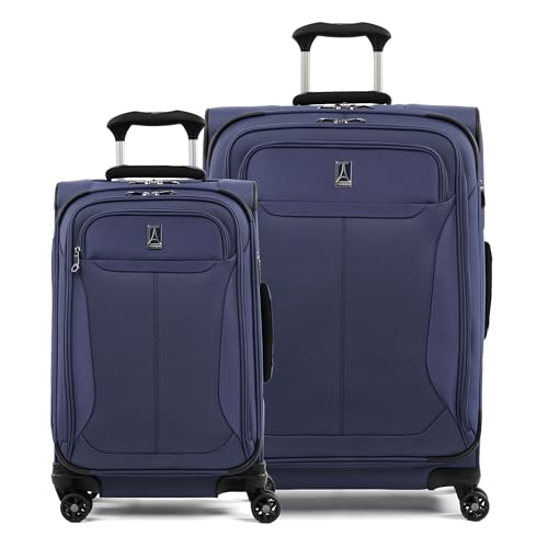 Travelpro Tourlite Softside 2-Piece Set, Expandable Luggage with 4 Spinner Wheels, Lightweight Suitcase, 21