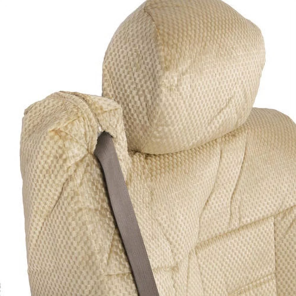 BDK Pickup Truck Seat Covers with Arm Rest and Built In Seat Belt, Scottsdale